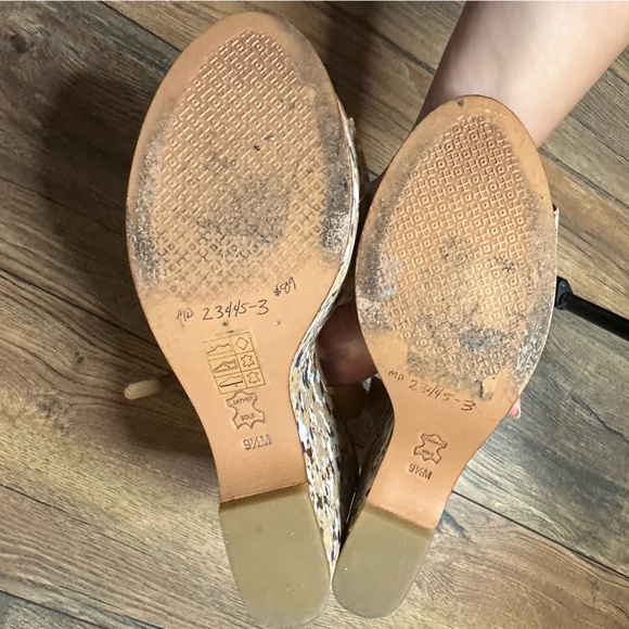 Tory Burch cork wedges size 9 1/2 - Picture 5 of 8